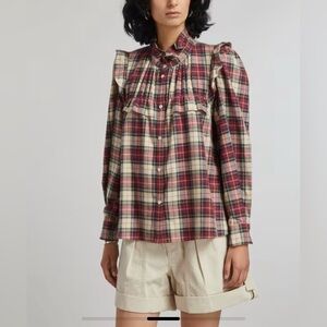 Isabel Marant Étoile | Idety Checked Shirt | Sz 38 (US Medium)